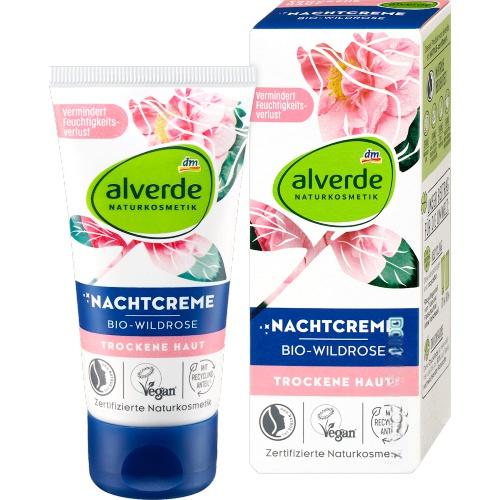 Alverde Нічний крем для лиця Wildrose 50ml Alverde Нічний крем для лиця Wildrose 50ml