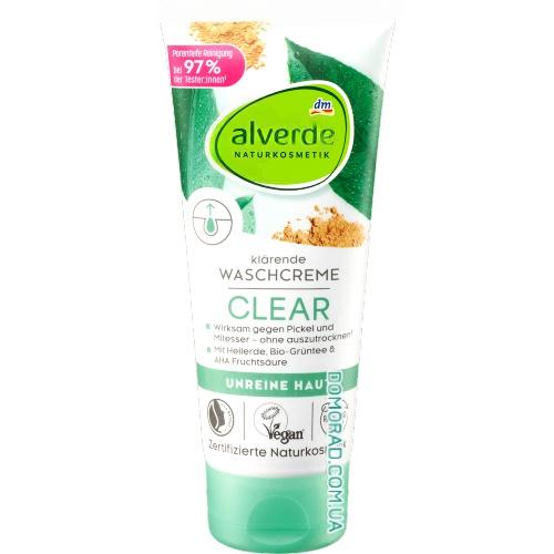 Alverde Очищувальний крем CLEAR 100ml Alverde Очищувальний крем CLEAR 100ml