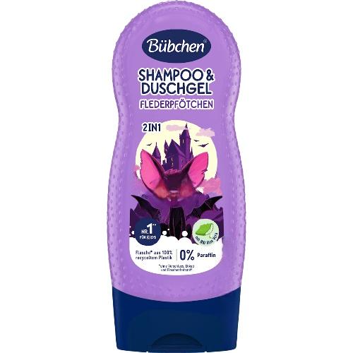 Bubchen Шампунь + гель-душ для дітей Flederpfotchen 230ml Bubchen Шампунь + гель-душ для дітей Flederpfotchen 230ml