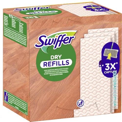 Swiffer Сухі серветки для підлоги DRY Parket&Laminat 18шт. Swiffer Сухі серветки для підлоги DRY Parket&Laminat 18шт.