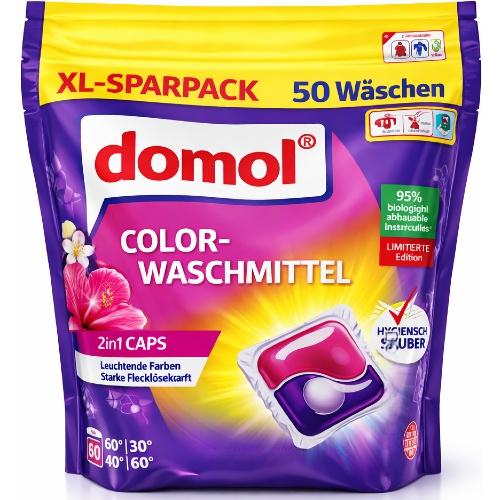 Domol Капсули для прання COLOR XL Sparpack 50шт. Domol Капсули для прання COLOR XL Sparpack 50шт.