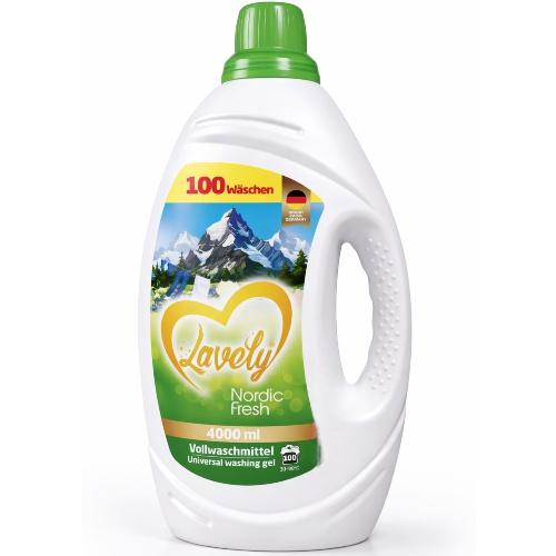 LAVELY Гель для прання Voll Nordic Fresh 100WL LAVELY Гель для прання Voll Nordic Fresh 100WL