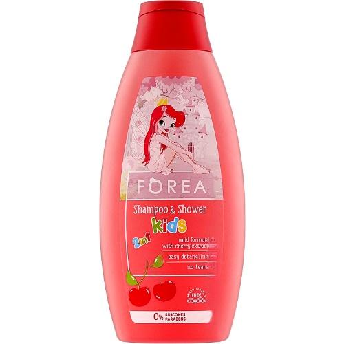 Forea Шампунь + гель-душ для дітей Girl 500ml Forea Шампунь + гель-душ для дітей Girl 500ml