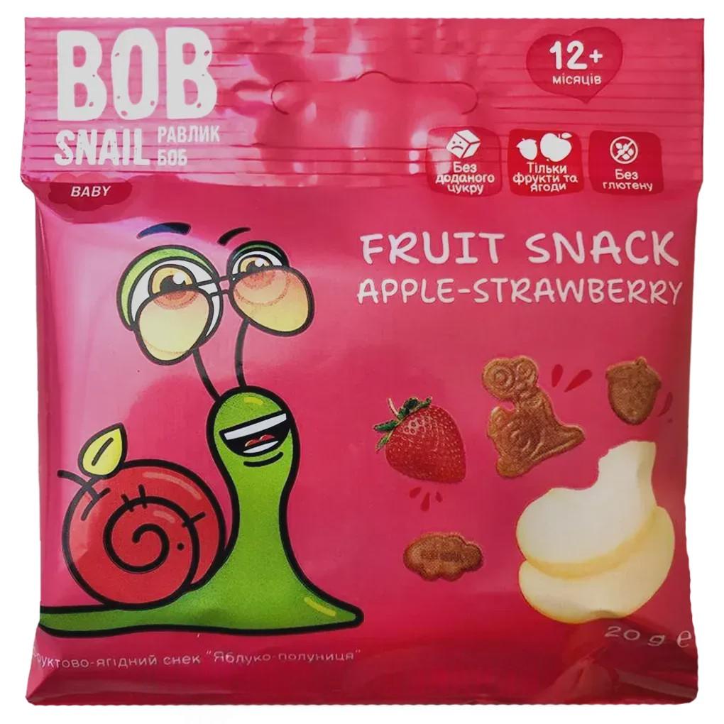 Цукерки у формі тваринок натуральні яблуко-полуниця Равлик Боб Bob snail 20g Цукерки у формі тваринок натуральні яблуко-полуниця Равлик Боб Bob snail 20g