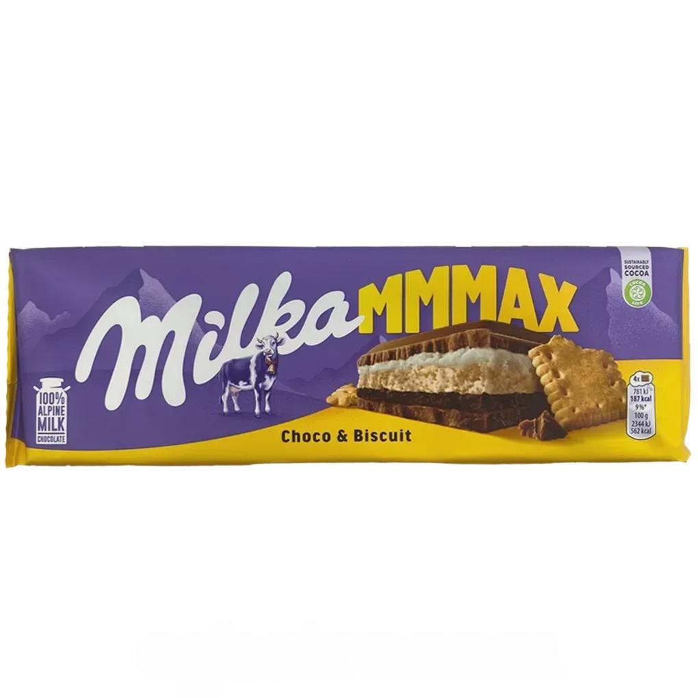 Шоколад с печеньем Милка Milka mmMax choco&biscuit 300g Шоколад с печеньем Милка Milka mmMax choco&biscuit 300g