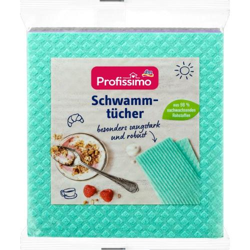 Profissimo Прорезиненные салфетки Schwammtücher 5шт. Profissimo Прорезиненные салфетки Schwammtücher 5шт.