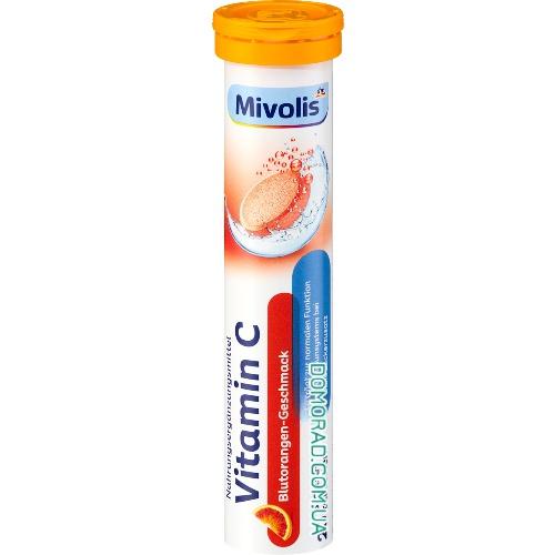 Mivolis Шипучі вітаміни Vitamin C 20шт. Mivolis Шипучі вітаміни Vitamin C 20шт.
