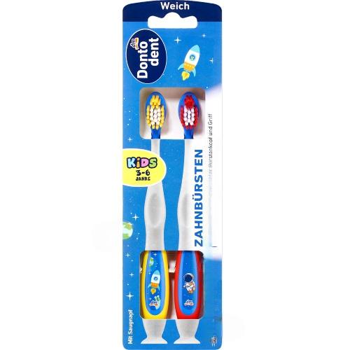 Dontodent Щітка для дітей Kids BLUE NEW 2шт. Dontodent Щітка для дітей Kids BLUE NEW 2шт.