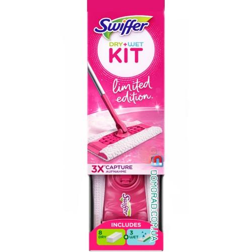 Swiffer Набір швабра + серветки PINK Limited Swiffer Набір швабра + серветки PINK Limited