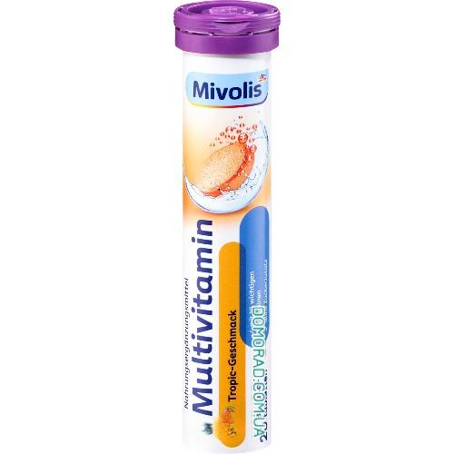 Mivolis Шипучі вітаміни Multivitamin 20шт. Mivolis Шипучі вітаміни Multivitamin 20шт.