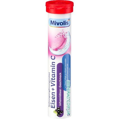 Mivolis Шипучі вітаміни Eisen + Vitamin C 20шт. Mivolis Шипучі вітаміни Eisen + Vitamin C 20шт.
