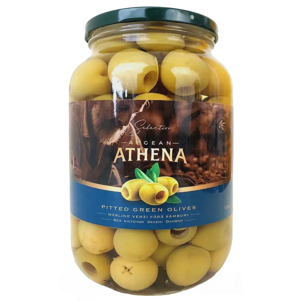 Оливки без кістки Атена Athena 70/90, 600/1250g Оливки без кістки Атена Athena 70/90, 600/1250g