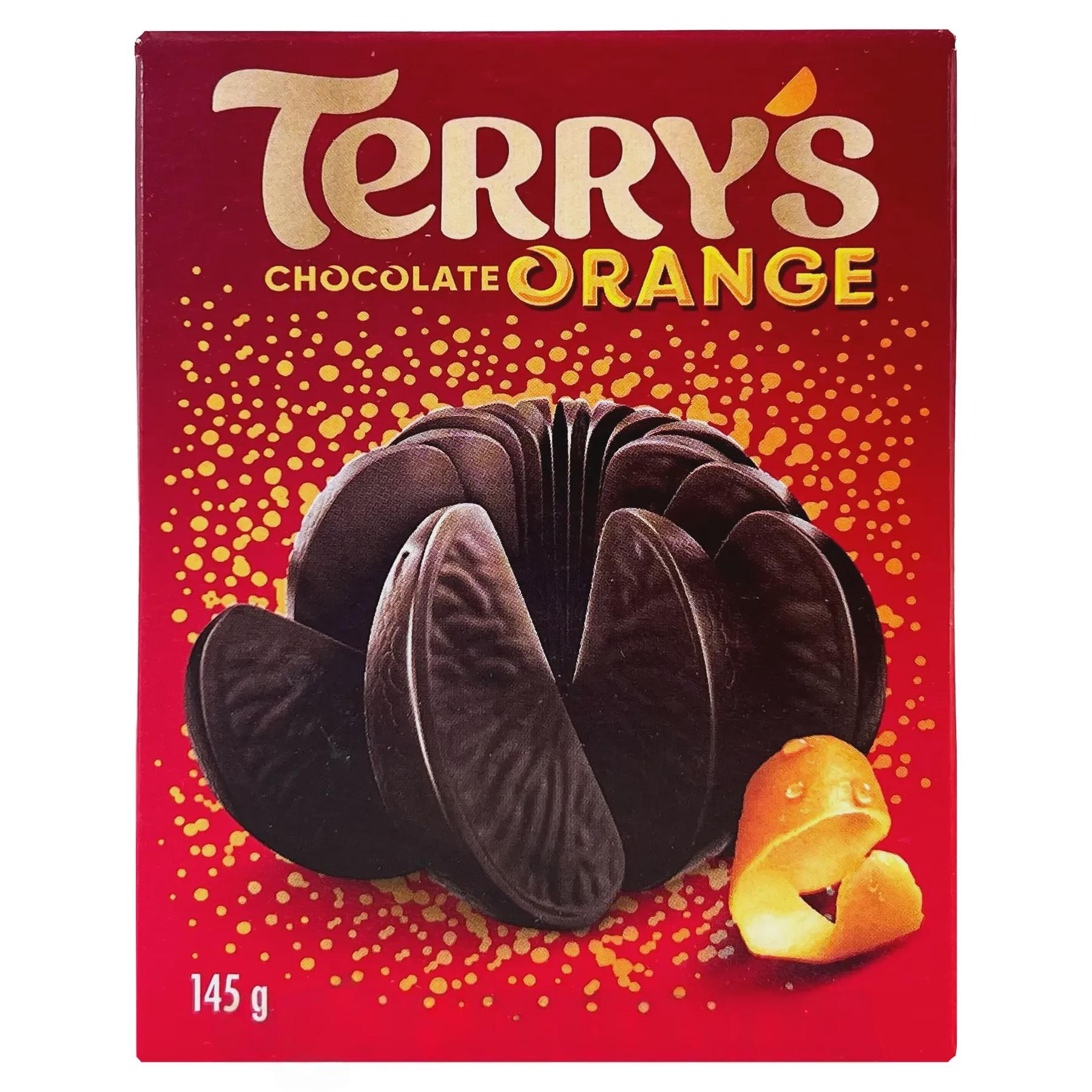 Шоколадний апельсин чорний Терріс Terrys orange dark 145g Шоколадний апельсин чорний Терріс Terrys orange dark 145g