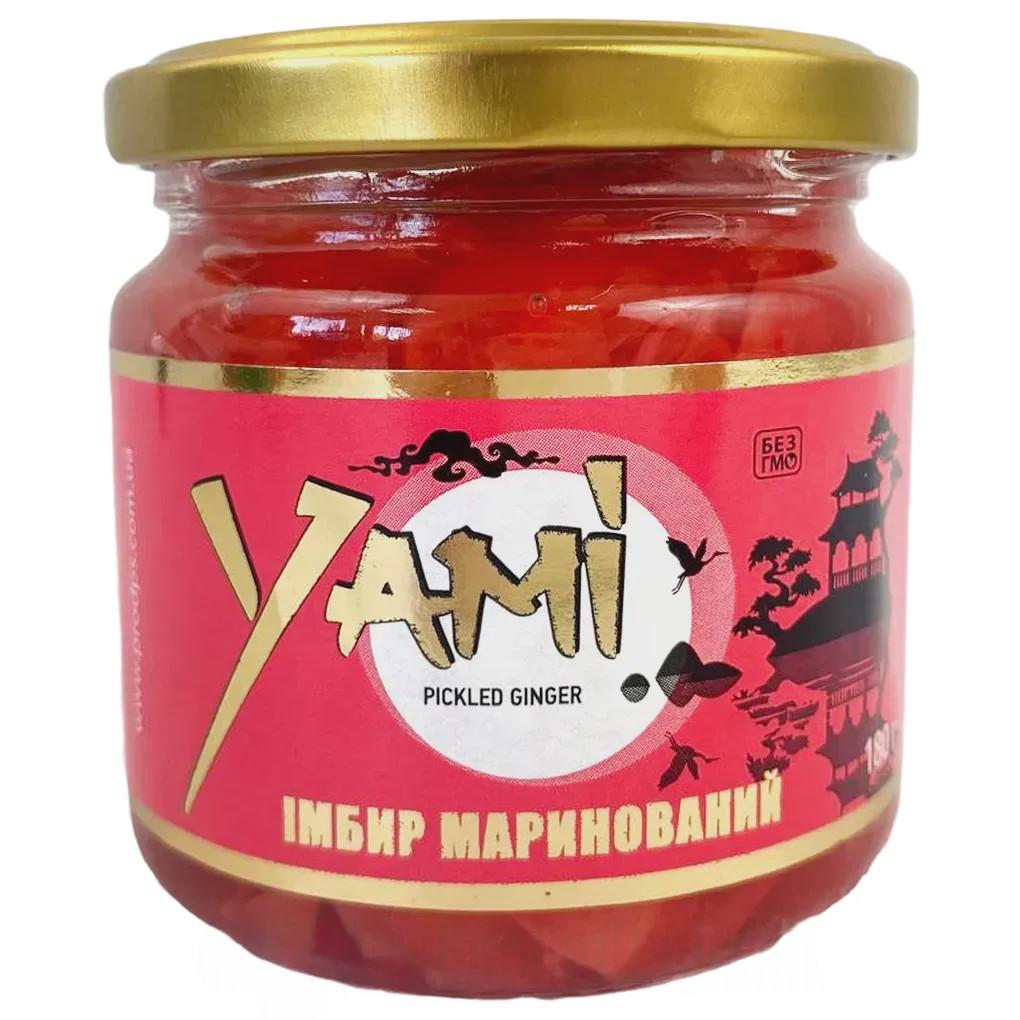 Імбир маринований рожевий Ямі Yami (скло) 180g Імбир маринований рожевий Ямі Yami (скло) 180g