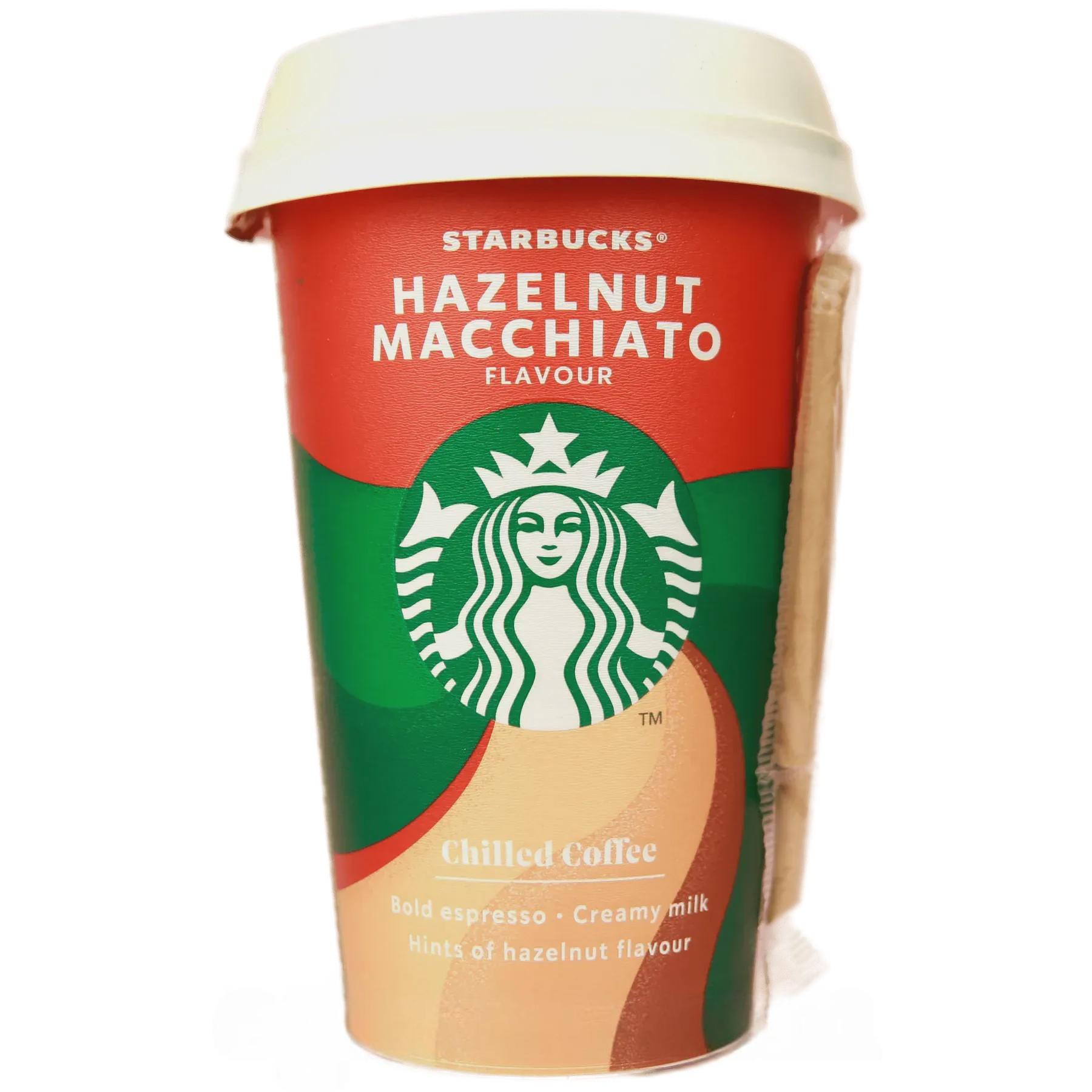 Холодна кава фундук мак'ято Старбакс Starbucks haselnut macchiato 220ml Холодна кава фундук мак'ято Старбакс Starbucks haselnut macchiato 220ml