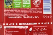 Шоколад Ріттер Спорт з ромом,родзинками,фундуком Ritter Sport rum raisins hazelnuts 100g. Зображення №3