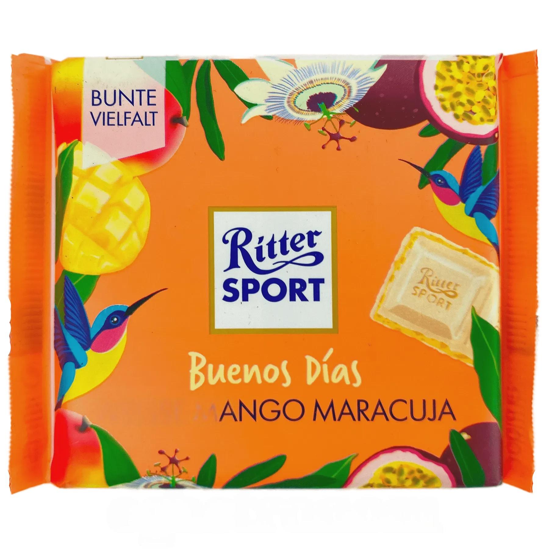 Шоколад білий манго/маракуя Ріттер Спорт Ritter Sport Weisse Mango Maracuja 100g Шоколад білий манго/маракуя Ріттер Спорт Ritter Sport Weisse Mango Maracuja 100g