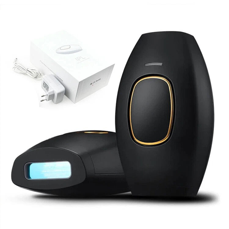 Женский портативный домашний фотоэпилятор для тела IPL Hair Removal Device для всех типов волос Black Женский портативный домашний фотоэпилятор для тела IPL Hair Removal Device для всех типов волос Black