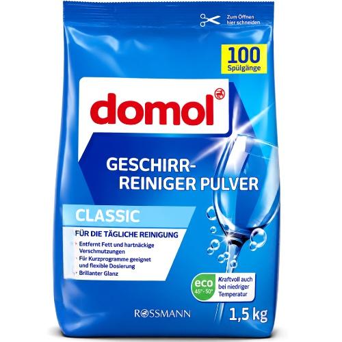 DOMOL Порошок для посудомийки Geschirr-Reiniger Pulver 1,5kg DOMOL Порошок для посудомийки Geschirr-Reiniger Pulver 1,5kg