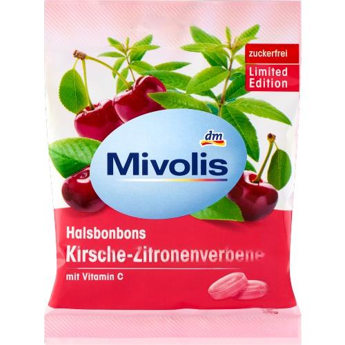 Mivolis Пастилки для горла Kirsche-Zitronenverbene 75g Mivolis Пастилки для горла Kirsche-Zitronenverbene 75g