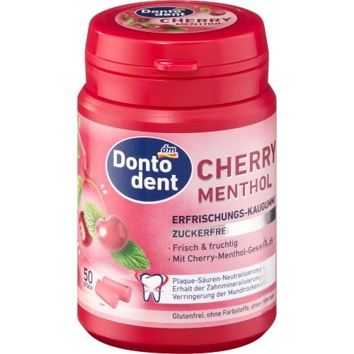 Dontodent Жевательная резинка Cherry Menthol 50шт. Dontodent Жевательная резинка Cherry Menthol 50шт.
