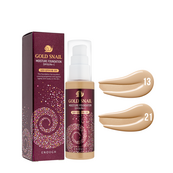 Тональна основа для обличчя Enough Gold Snail SPF 30 зволожуюча з муцином равлика 100 мл № 13 Пісочно-бежевий. Изображение №3 Тональна основа для обличчя Enough Gold Snail SPF 30 зволожуюча з муцином равлика 100 мл № 13 Пісочно-бежевий. Изображение №3