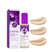 Тональний крем для обличчя Enough 8 Peptide Full Cover Perfect Foundation SPF50+ 100 мл № 21. Зображення №4 Тональний крем для обличчя Enough 8 Peptide Full Cover Perfect Foundation SPF50+ 100 мл № 21. Зображення №4