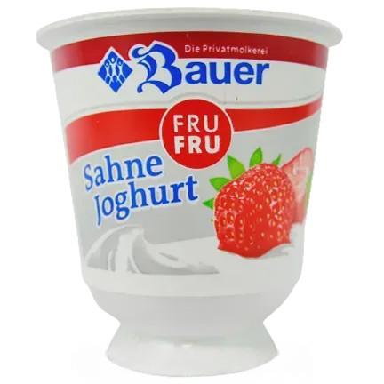 Крем-йогурт полуниця Бауер Bauer erdbeere 150g Крем-йогурт полуниця Бауер Bauer erdbeere 150g