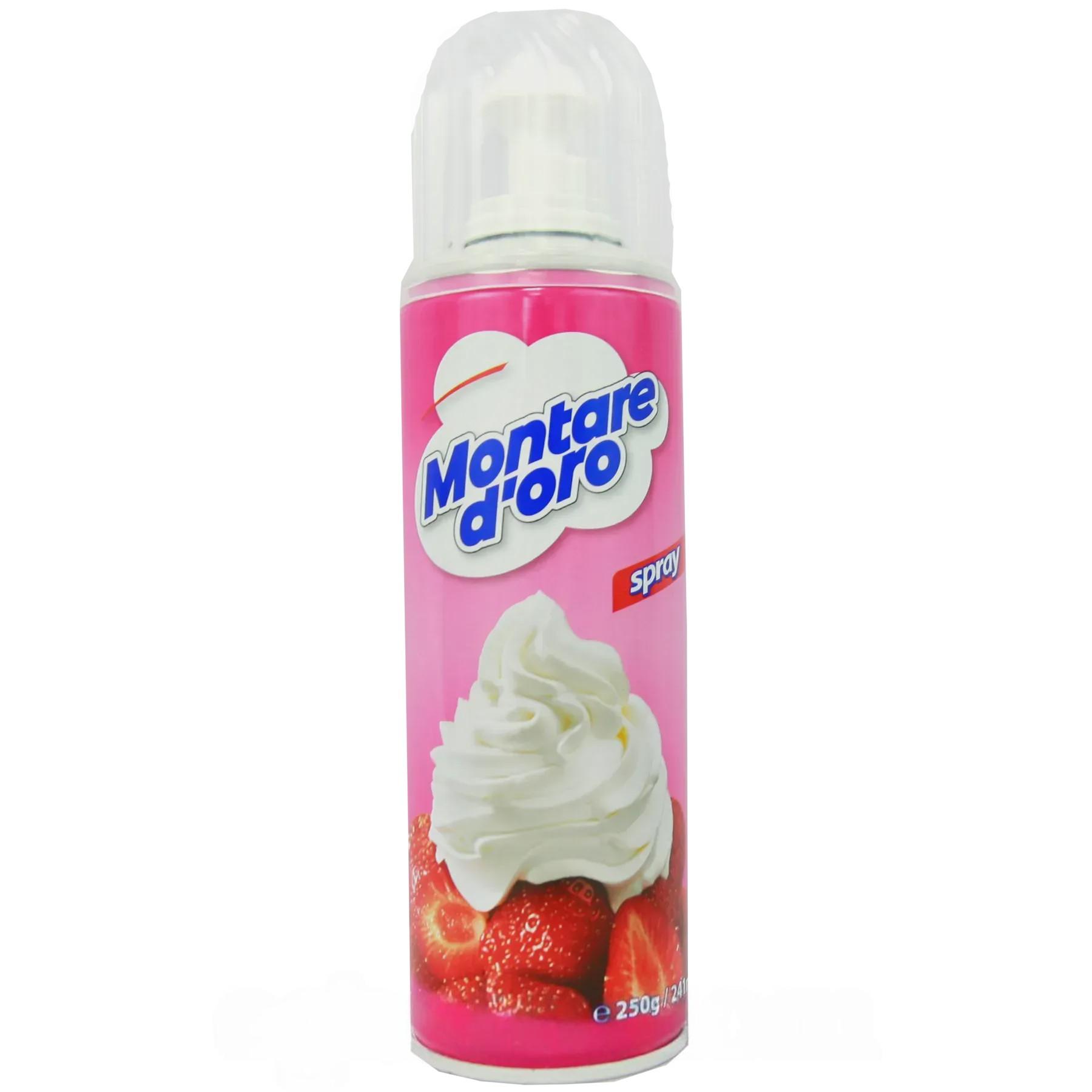 Аерозольні вершки Монтаре доро Montare d`oro 250/255g Аерозольні вершки Монтаре доро Montare d`oro 250/255g