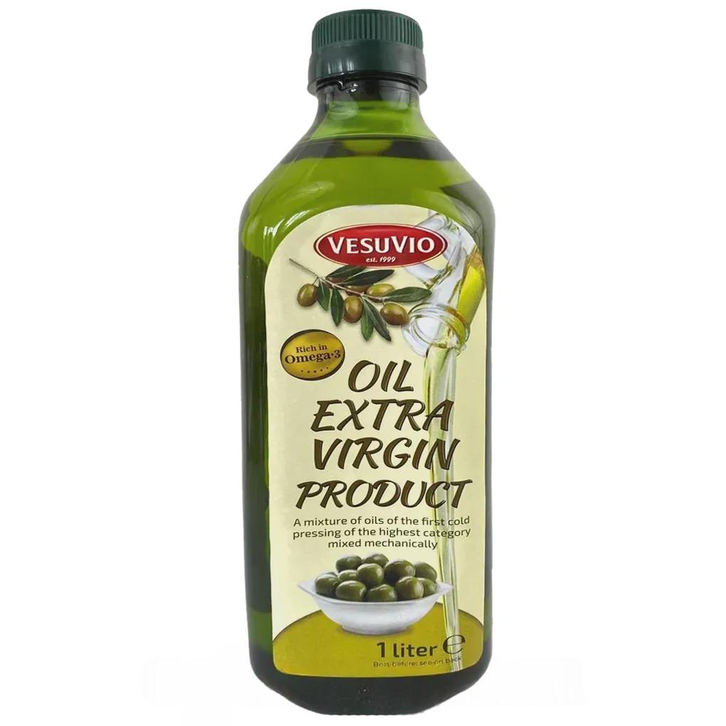 Олія оливкова Везувіо Vesuvio extra vergine (пластик) 1L Олія оливкова Везувіо Vesuvio extra vergine (пластик) 1L