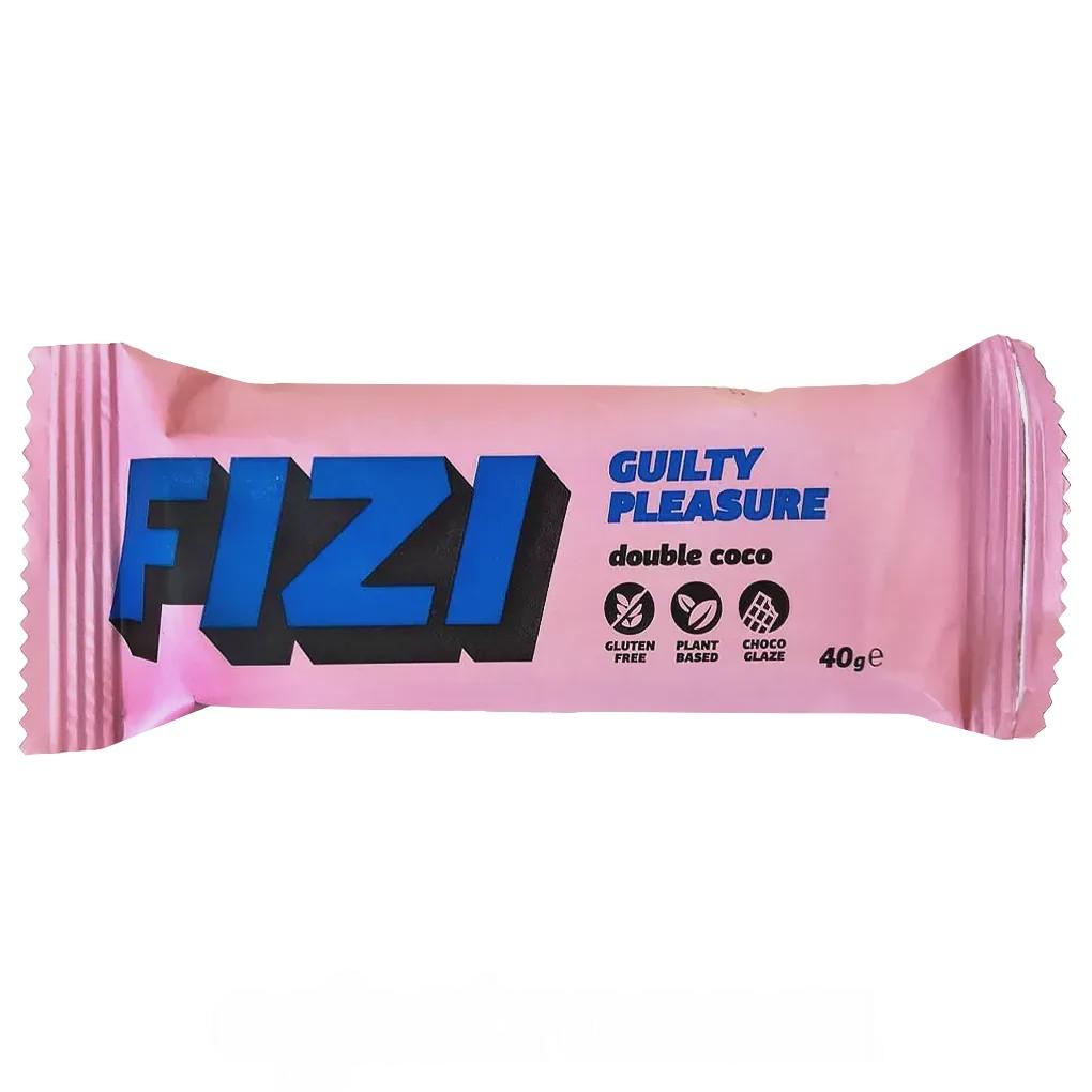 Батончик подвійний кокос (без цукру) Фізі Fizi double coconut 40g Батончик подвійний кокос (без цукру) Фізі Fizi double coconut 40g