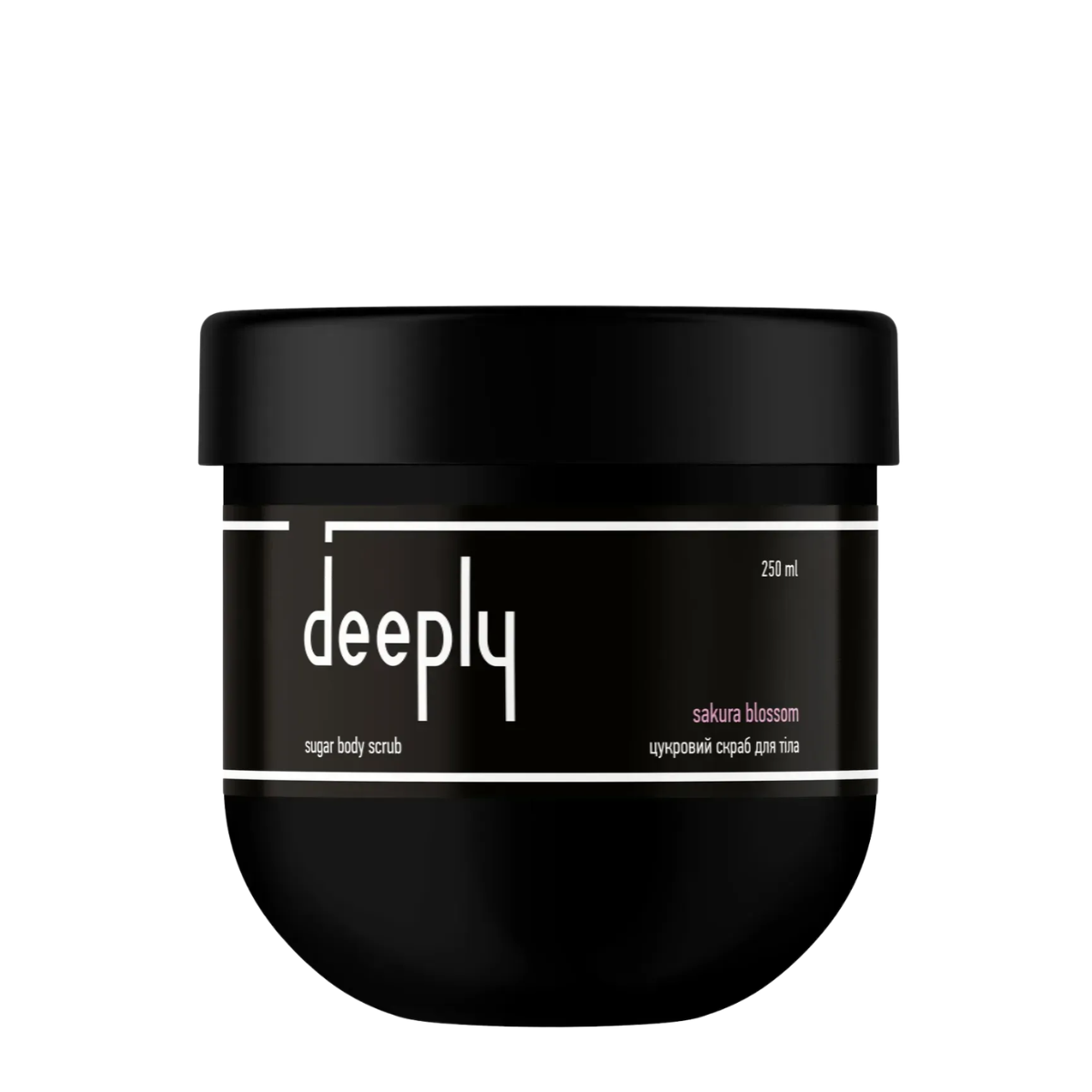 Скраб для тіла цукровий Deeply Sakura Blossom Sugar Body Scrub 250 мл Скраб для тіла цукровий Deeply Sakura Blossom Sugar Body Scrub 250 мл