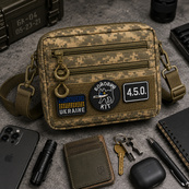 Чоловіча тактична сумка EDC Cordura 600D, сумка з кордури для патчів піксель. Зображення №3 Чоловіча тактична сумка EDC Cordura 600D, сумка з кордури для патчів піксель. Зображення №3