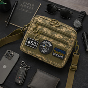 Чоловіча тактична сумка EDC Cordura 600D, сумка з кордури для патчів піксель. Зображення №5 Чоловіча тактична сумка EDC Cordura 600D, сумка з кордури для патчів піксель. Зображення №5