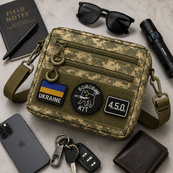 Чоловіча тактична сумка EDC Cordura 600D, сумка з кордури для патчів піксель. Зображення №6 Чоловіча тактична сумка EDC Cordura 600D, сумка з кордури для патчів піксель. Зображення №6