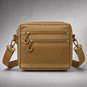 Чоловіча тактична сумка EDC Cordura 600D, сумка для патчів 25×20×5,5см койот. Зображення №7 Чоловіча тактична сумка EDC Cordura 600D, сумка для патчів 25×20×5,5см койот. Зображення №7