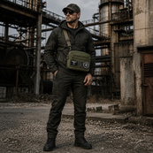 Чоловіча тактична сумка EDC Cordura 600D, сумка для патчів 25×20×5,5 см хакі. Зображення №5 Чоловіча тактична сумка EDC Cordura 600D, сумка для патчів 25×20×5,5 см хакі. Зображення №5