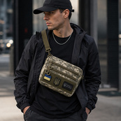 Чоловіча тактична сумка EDC Cordura 600D, сумка з кордури для патчів піксель. Зображення №9 Чоловіча тактична сумка EDC Cordura 600D, сумка з кордури для патчів піксель. Зображення №9