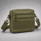 Чоловіча тактична сумка EDC Cordura 600D, сумка для патчів 25×20×5,5 см хакі. Зображення №7 Чоловіча тактична сумка EDC Cordura 600D, сумка для патчів 25×20×5,5 см хакі. Зображення №7