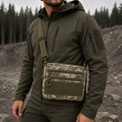 Чоловіча тактична сумка EDC Cordura 600D, сумка з кордури для патчів піксель. Зображення №11 Чоловіча тактична сумка EDC Cordura 600D, сумка з кордури для патчів піксель. Зображення №11