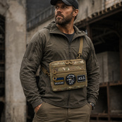 Чоловіча тактична сумка Multicam EDC Cordura 600D, сумка для патчів і шевронів мультікам. Зображення №9 Чоловіча тактична сумка Multicam EDC Cordura 600D, сумка для патчів і шевронів мультікам. Зображення №9