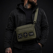 Чоловіча тактична сумка EDC Cordura 600D, сумка для патчів 25×20×5,5 см хакі. Зображення №9 Чоловіча тактична сумка EDC Cordura 600D, сумка для патчів 25×20×5,5 см хакі. Зображення №9