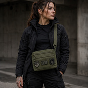 Чоловіча тактична сумка EDC Cordura 600D, сумка для патчів 25×20×5,5 см хакі. Зображення №10 Чоловіча тактична сумка EDC Cordura 600D, сумка для патчів 25×20×5,5 см хакі. Зображення №10