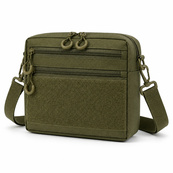 Чоловіча тактична сумка EDC Cordura 600D, сумка для патчів 25×20×5,5 см хакі. Зображення №12 Чоловіча тактична сумка EDC Cordura 600D, сумка для патчів 25×20×5,5 см хакі. Зображення №12