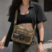 Чоловіча тактична сумка Multicam EDC Cordura 600D, сумка для патчів і шевронів мультікам. Зображення №17 Чоловіча тактична сумка Multicam EDC Cordura 600D, сумка для патчів і шевронів мультікам. Зображення №17