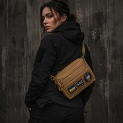 Чоловіча тактична сумка EDC Cordura 600D, сумка для патчів 25×20×5,5см койот. Зображення №21 Чоловіча тактична сумка EDC Cordura 600D, сумка для патчів 25×20×5,5см койот. Зображення №21