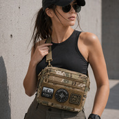 Чоловіча тактична сумка Multicam EDC Cordura 600D, сумка для патчів і шевронів мультікам. Зображення №19 Чоловіча тактична сумка Multicam EDC Cordura 600D, сумка для патчів і шевронів мультікам. Зображення №19
