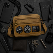 Чоловіча тактична сумка EDC Cordura 600D, сумка для патчів 25×20×5,5см койот. Зображення №23 Чоловіча тактична сумка EDC Cordura 600D, сумка для патчів 25×20×5,5см койот. Зображення №23