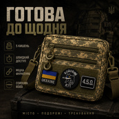 Чоловіча тактична сумка EDC Cordura 600D, сумка з кордури для патчів піксель. Зображення №23 Чоловіча тактична сумка EDC Cordura 600D, сумка з кордури для патчів піксель. Зображення №23