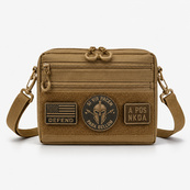 Чоловіча тактична сумка EDC Cordura 600D, сумка для патчів 25×20×5,5см койот. Зображення №24 Чоловіча тактична сумка EDC Cordura 600D, сумка для патчів 25×20×5,5см койот. Зображення №24